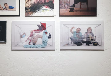 HuM-ART - "Retreat Framing", UV-Print auf Alu-Dibond, 2020 