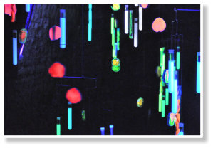 HuM-ART - "A Luciferase Of Plants", Kinetische Objekte, Rauminstallation Höhler Biennale Gera, 2015