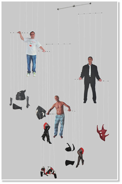 HuM-ART - "Gender Roles", Kinetisches Objekt, 2012