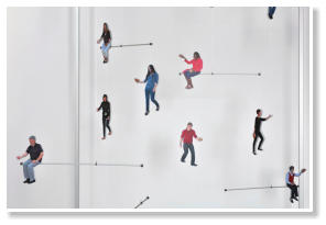 HuM-ART - "Distribution" (Detail), Kinetisches Objekt, 2011
