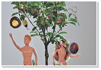 HuM-ART - "What A Fuss About An Apple" (Detail), Kinetisches Objekt, 2015